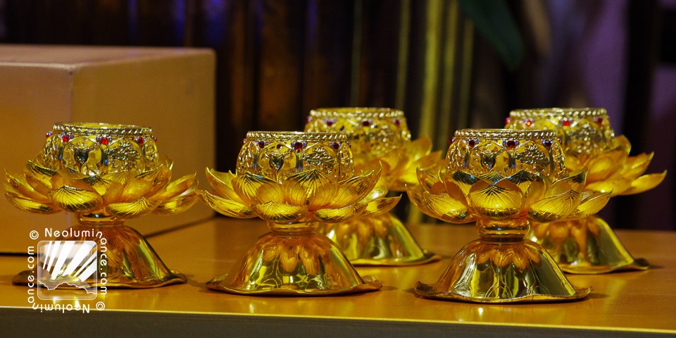 Gold Lotus Cups