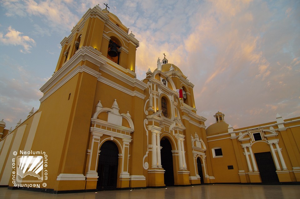 Trujillo Church at Sunset
